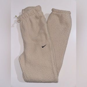 Nike Tan Sherpa Joggers